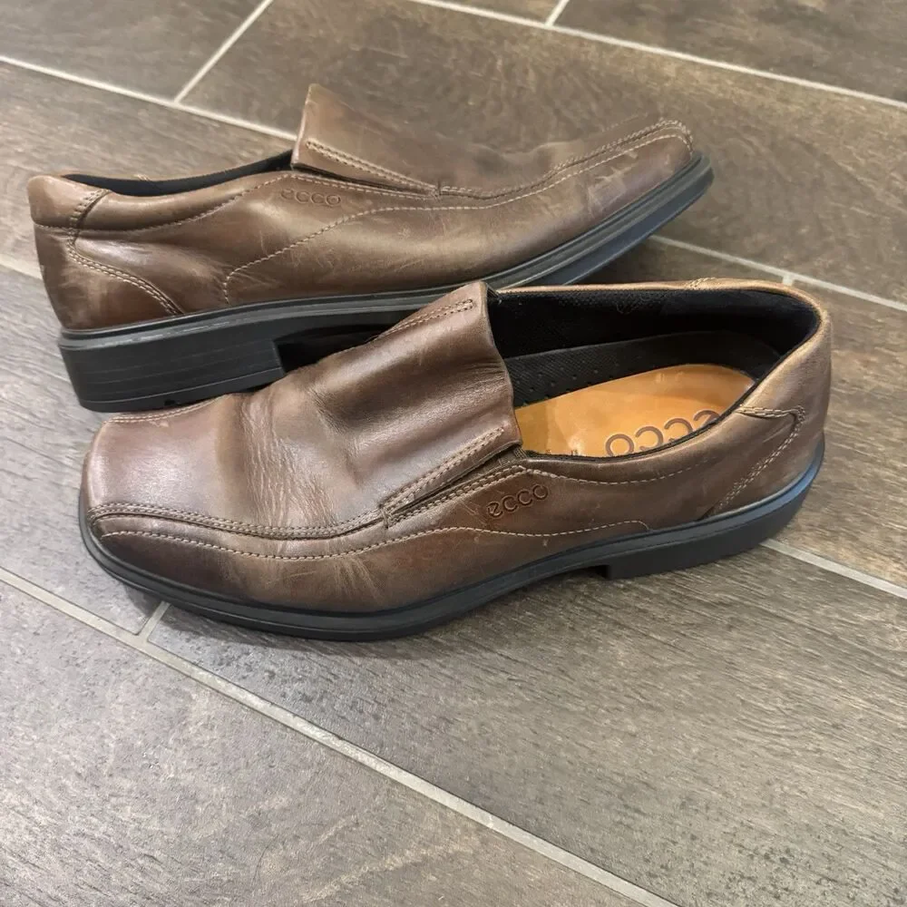 Ecco Men's Helsinki Light Shock Point Men’s EUR 46 Slip on Loafers